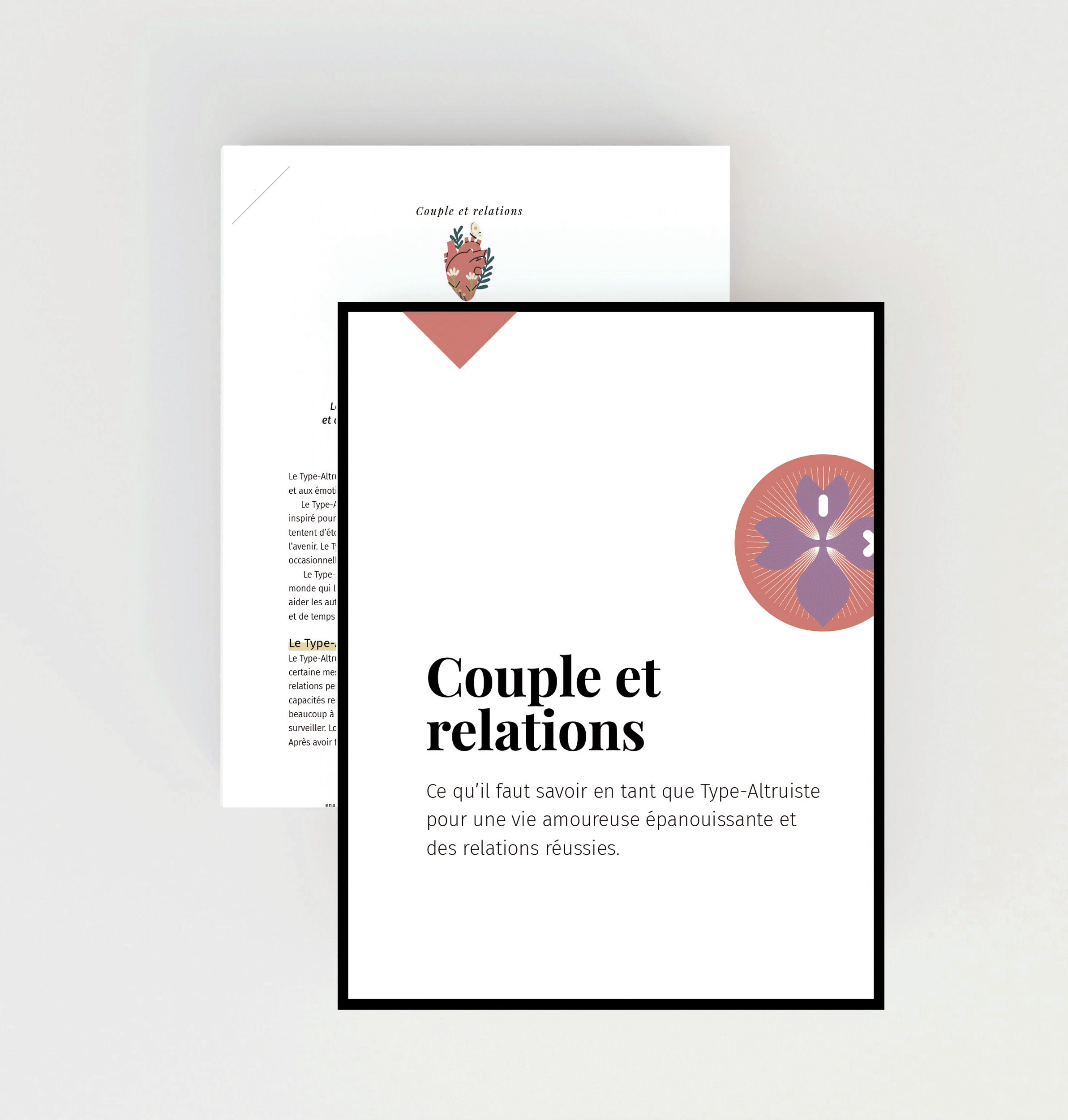 Portrait de personnalité amoureuse - détail